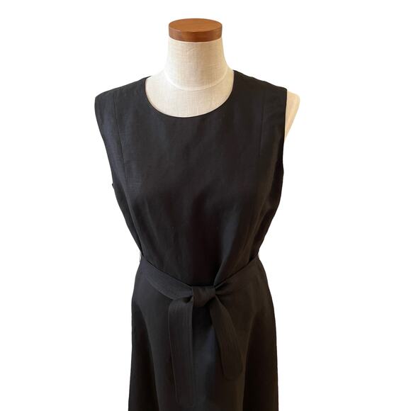 Calvin Klein Office Ready Linen blend Dress and Jacket Set Black - Picture 5 of 11